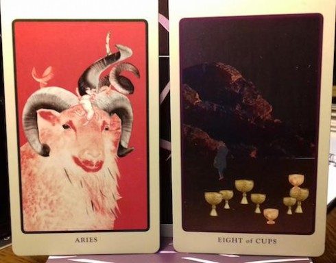 Aries &amp; Eight of Cups