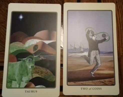 Taurus &amp; Two of Coins