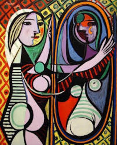 Girl Before a Mirror, by Pablo Picasso