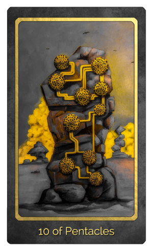 10 of Pentacles by Pranic Room